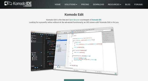 download komodo edit python