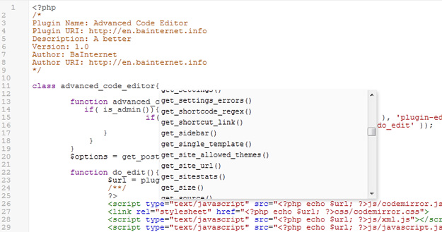 advanced code editor