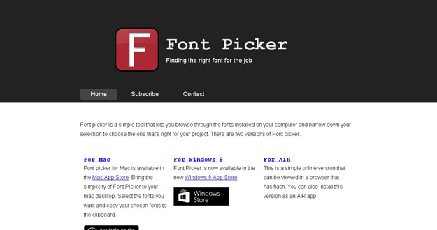 font picker for microsoft word 2013