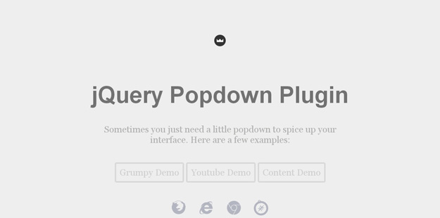 jQuery Popdown Plugin