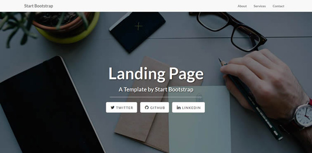 landing page