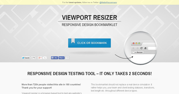 responsive resize tool