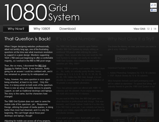 1080 grid system