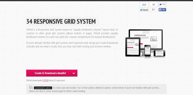 34 Responsive Grid System