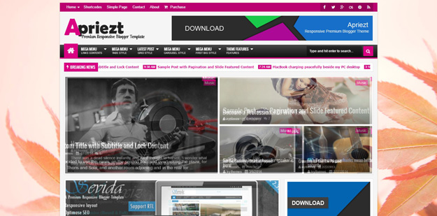 Premium Responsive Blogger Templates | Code Geekz