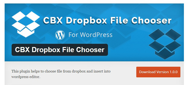 CBX Dropbox File Chooser