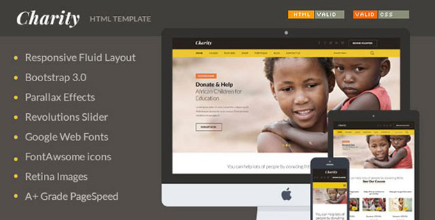 Charity - Nonprofit_Fundraising HTML Template