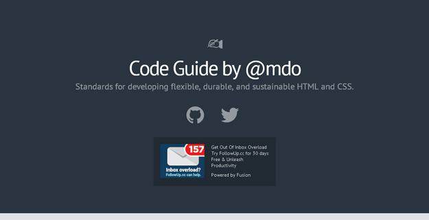 Code Guide by  mdo