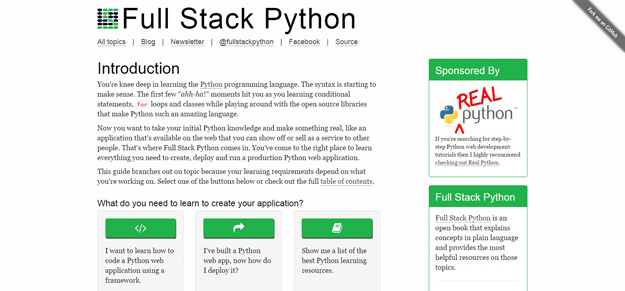 Full Stack Python