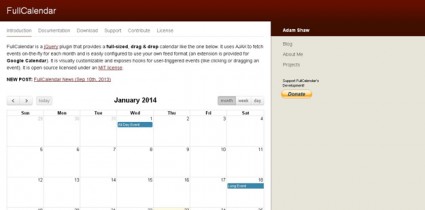 10 Best jQuery Calendar Plugins for Developers | Code Geekz