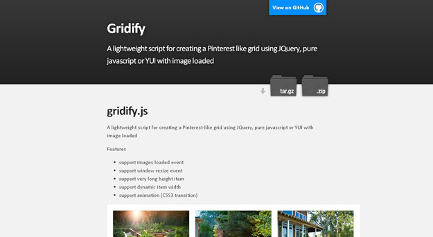 Gridify - 25 Best jQuery Grid Plugins for Developers 