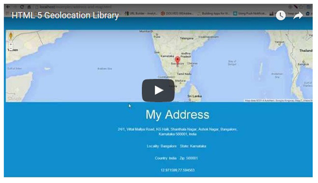 HTML 5 Geolocation library