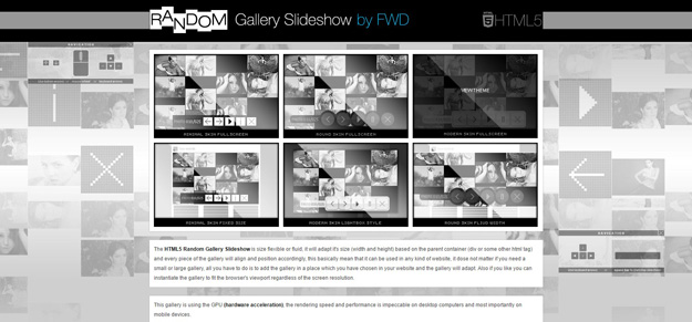 HTML5 Random Gallery Slideshow