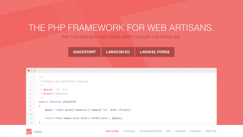 Laravel - Best PHP Framework 2014