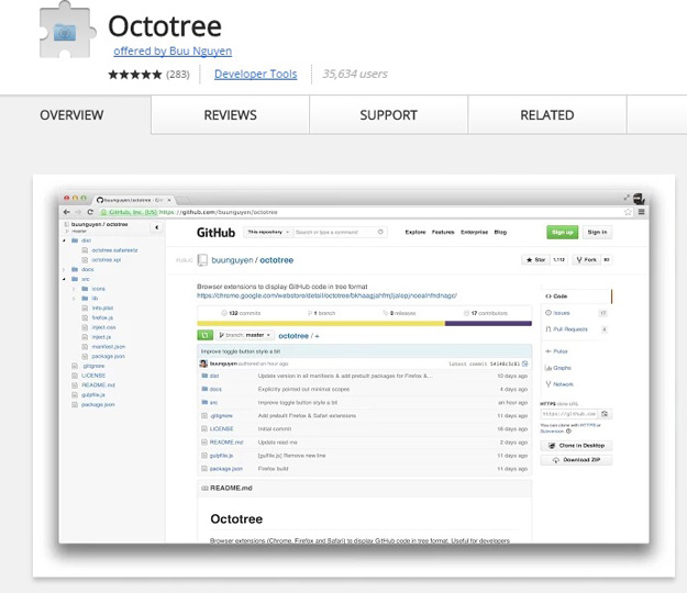 Octotree   Chrome Web Store