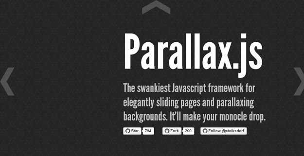 Parallaxjs -javascript framework