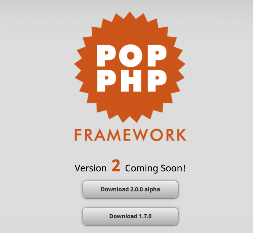 Pop PHP Framework