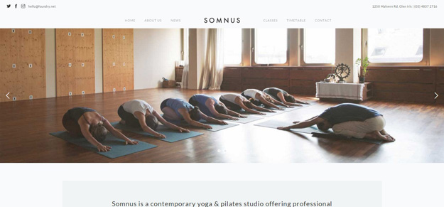Somnus Yoga Fitness Template