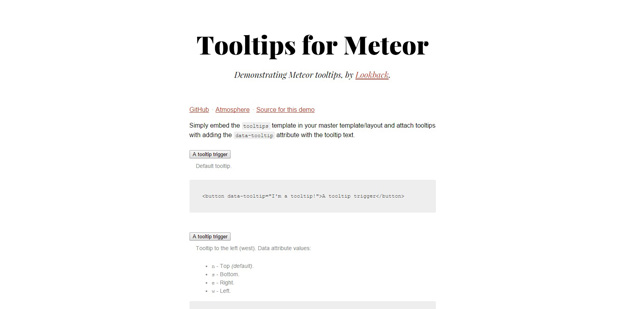 Tooltips for Meteor