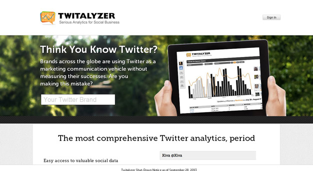 Twitalyzer - 15 Must Have Twitter Tools for Your Collection