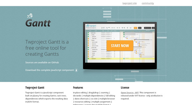 Twproject-Gantt