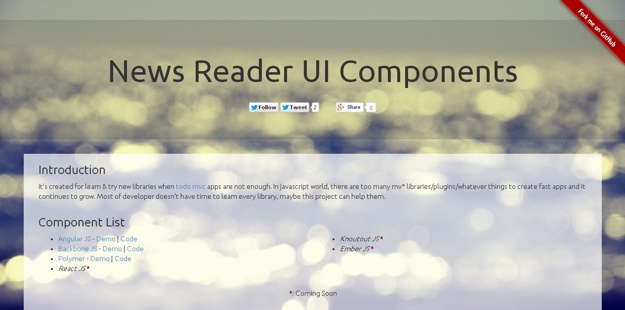 UI-News-Reader-Components