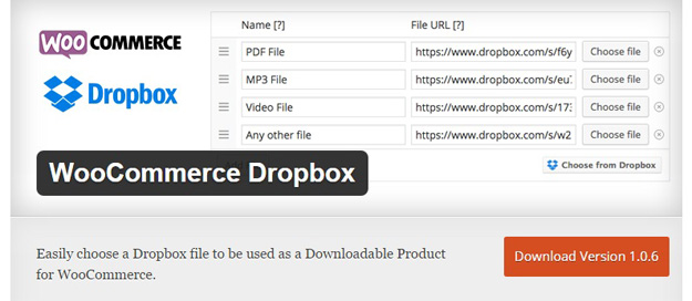 WooCommerce Dropbox