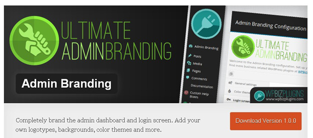 admin branding - Top 15 WordPress Plugins for September 2014