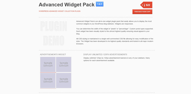 advanced widget pack