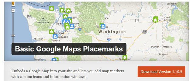 basic google maps placemarks
