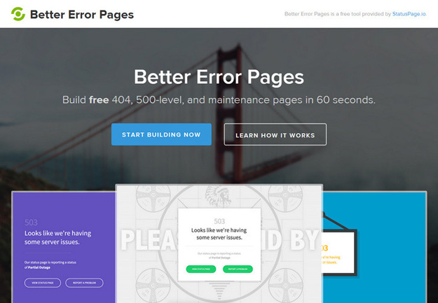 better error pages