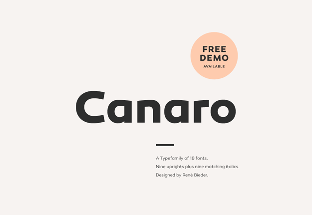 canaro-font