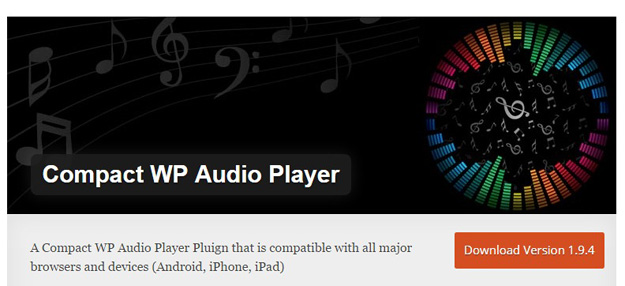 compact wp audio player
