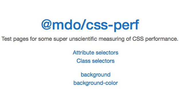 css perf