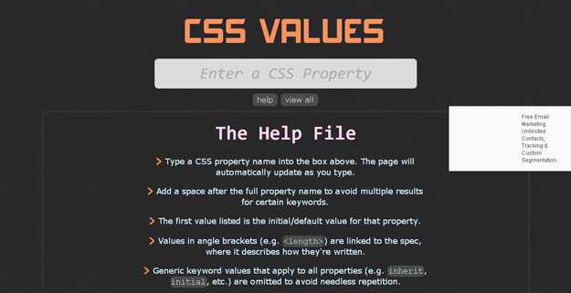 css values