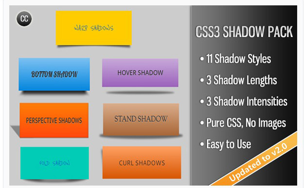 css3 shadow pack