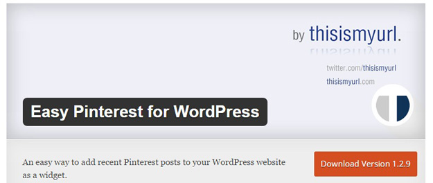 easy pinterest for wordpress