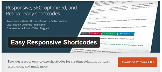 easy responsive shortcodes
