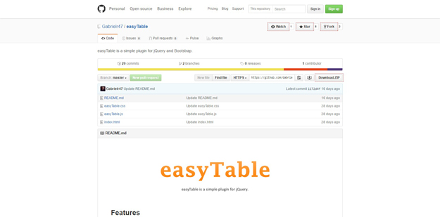 easytable