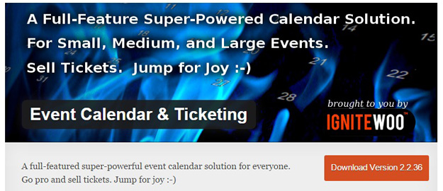 event calendar and ticketing