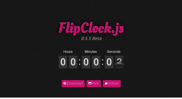 flipclock js css not working