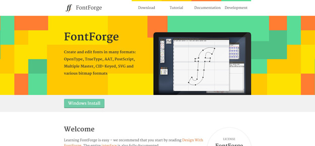 Birdfont – A free font editor for TTF, OTF and SVG fonts