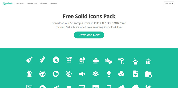 free solid icon pack
