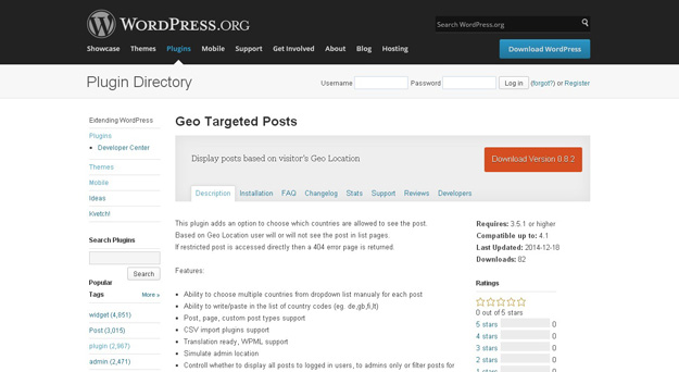 geo targeted posts