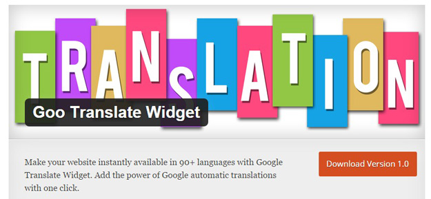 goo translate widget