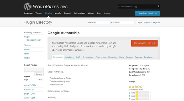 google authorship