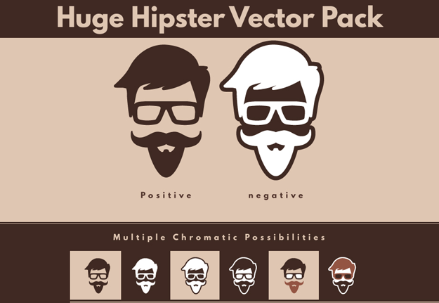 hipster vector