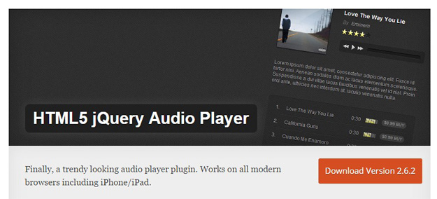 html5 jquery audio player