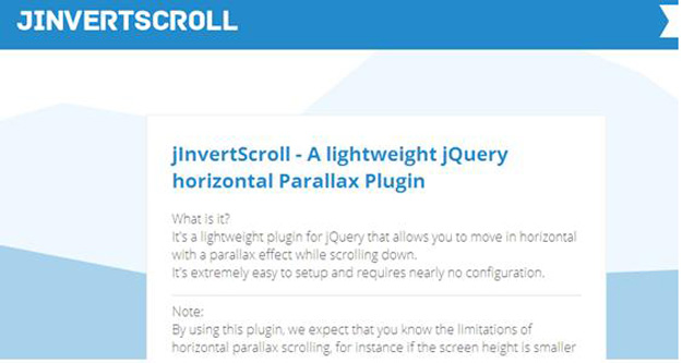 jInvertscroll-plugin