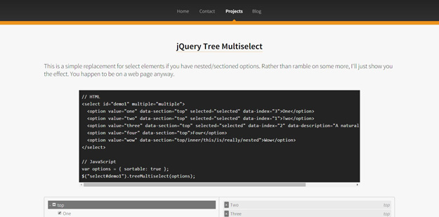 jQuery Tree Multiselect